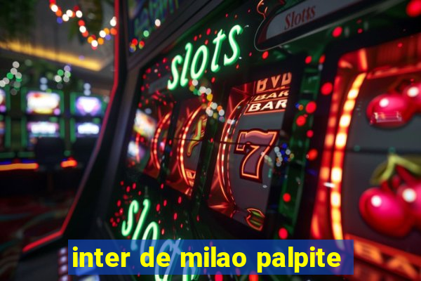 inter de milao palpite
